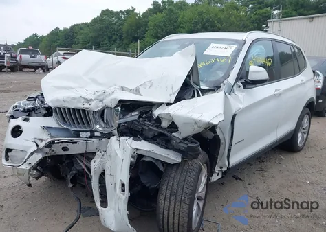 2017 BMW X3 xDrive28I from USA, damaged, VIN 5UXWX9C31H0T20258